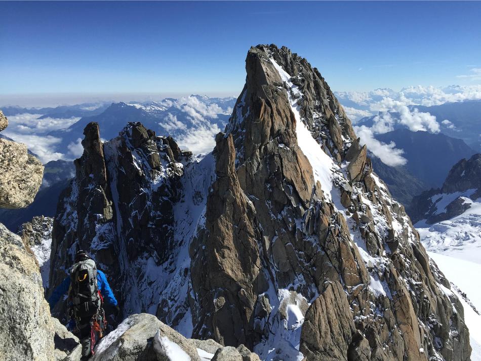 High in the French Alps above Chamonix -  Photo: Anetta Rybak