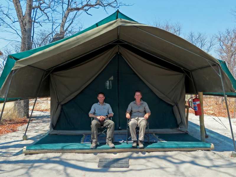 Permanent camp accommodation is spacious and comfortable | Jez Hollinshead