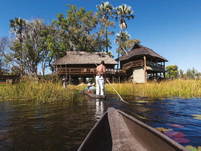 Enjoy a traditional mokoro ride on the Okavango Delta | Peter Walton