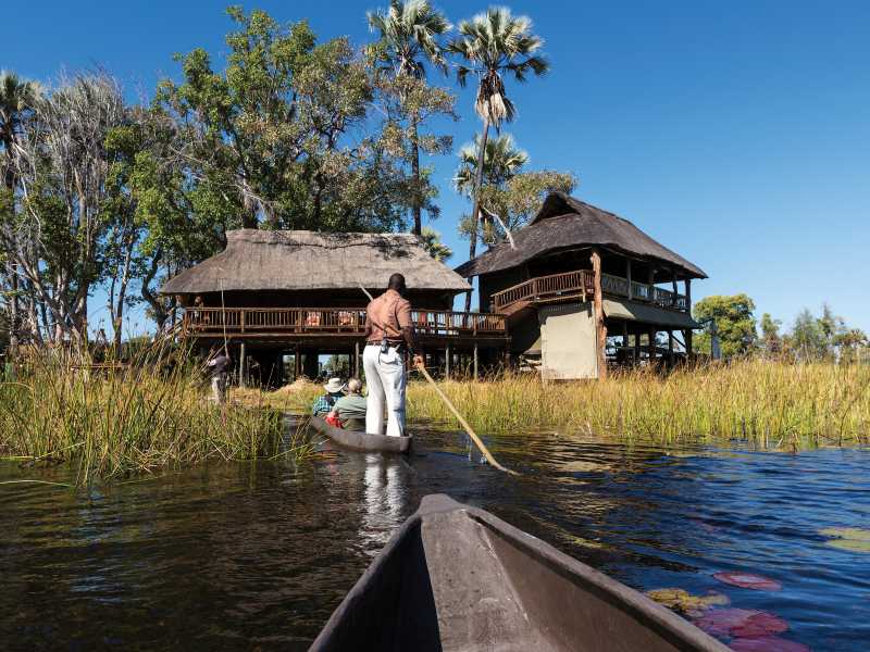 Enjoy a traditional mokoro ride on the Okavango Delta | Peter Walton