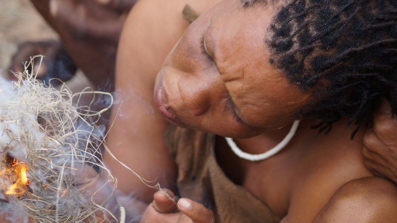 Botswana cultural tour, traditional fire-making demonstration in Ghanzi - Namibia and Botswana Explorer, Zambia