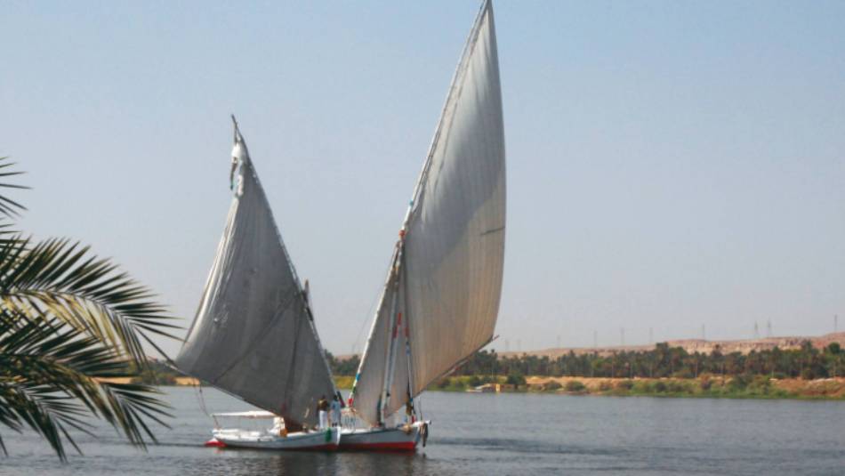 Traditional feluccas on the Nile River, Egypt | Sue Badyari