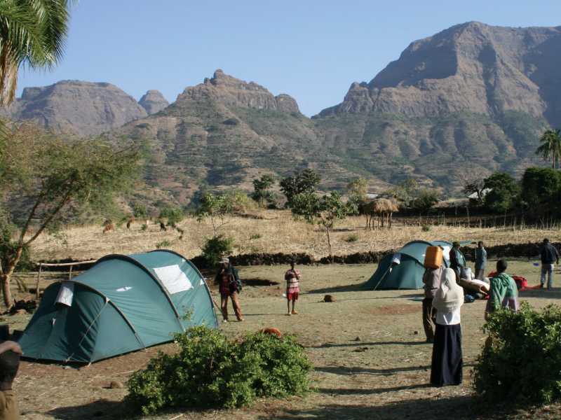 Camping in the highlands of Ethiopia | Janet Oldham