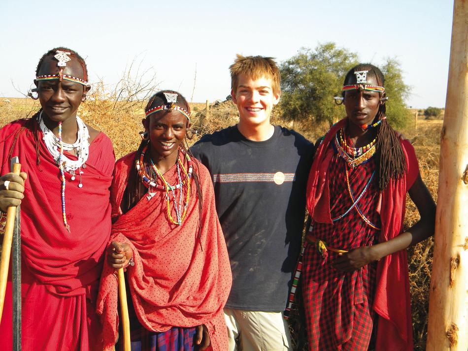 Working together on the born free community project, Kenya -  Photo: Ian Williams