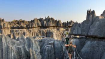 Exploring the unique limestone landscape at Madagascar's Tsingy de Bemaraha