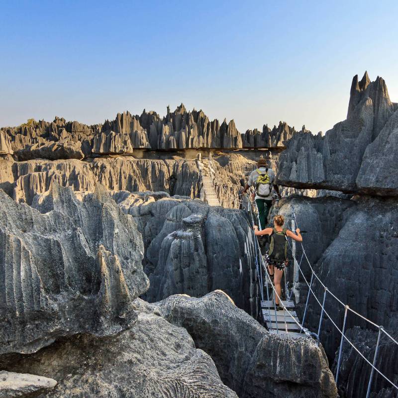 Exploring the unique limestone landscape at Madagascar's Tsingy de Bemaraha