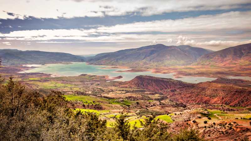 Enroute to camp in the Middle Atlas Mountains