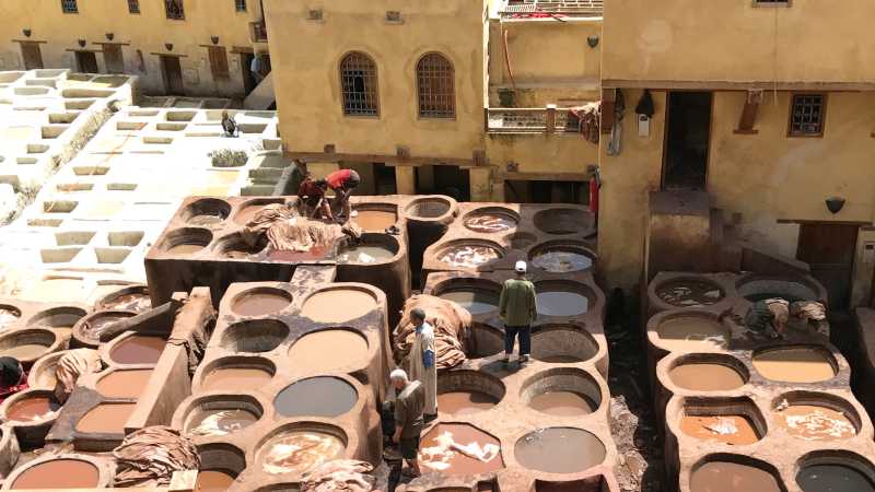 Views over Chouara Tannery in Fes | Robyn Lyons