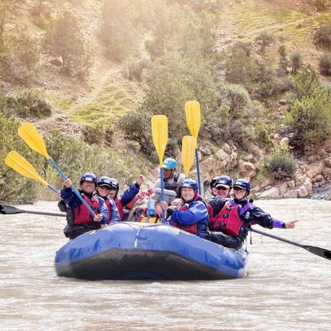Rafting on the Ahhansel River, Morocco
