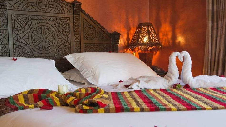 Typical riad accommodation used in Essaouira