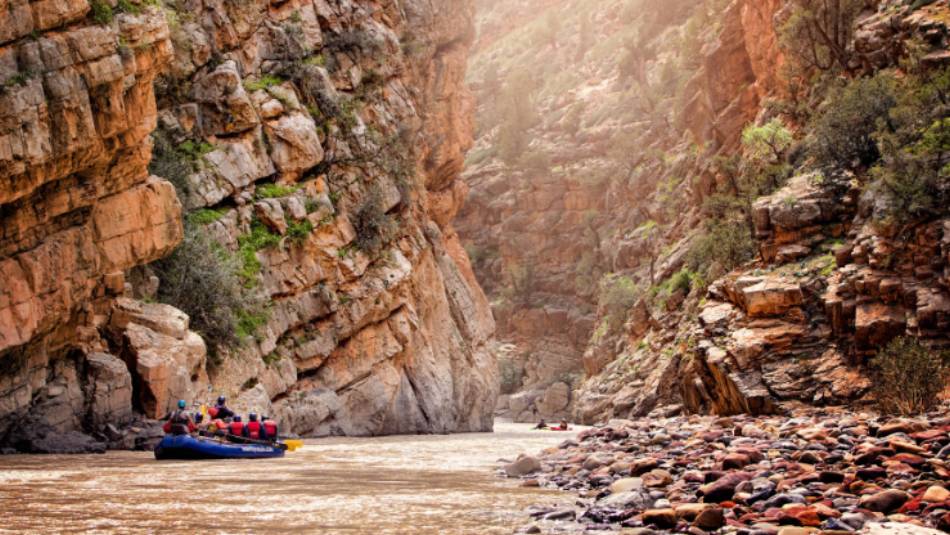 River canyon in Morocco
