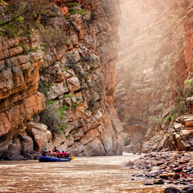 River canyon in Morocco
