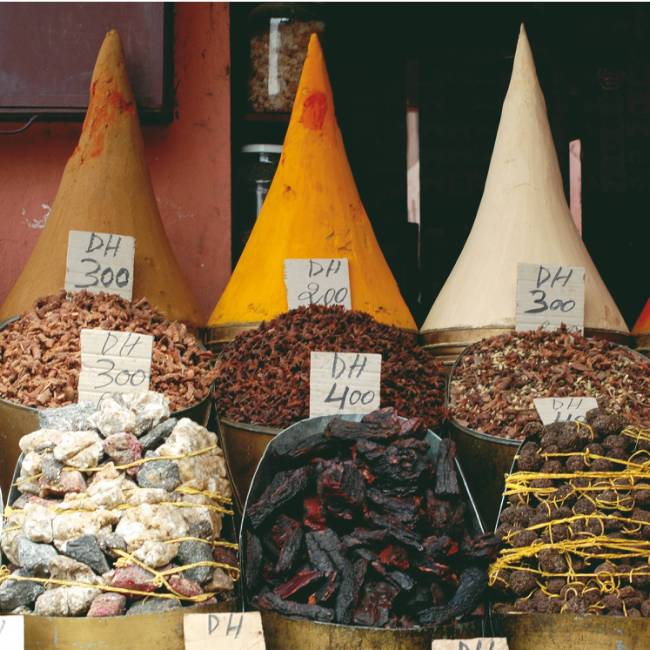 A visit to a Moroccan spice market unlocks the secrets behind the traditional cuisine | Sue Badyari