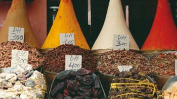 A visit to a Moroccan spice market unlocks the secrets behind the traditional cuisine
