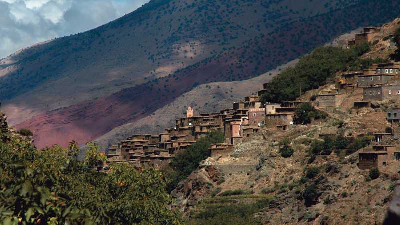 The village of Tizzi Oussem in the Moroccan High Atlas | Sue Badyari