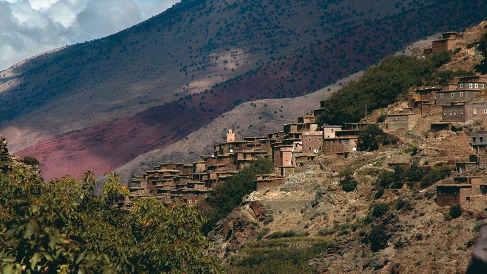 The village of Tizzi Oussem in the Moroccan High Atlas | Sue Badyari