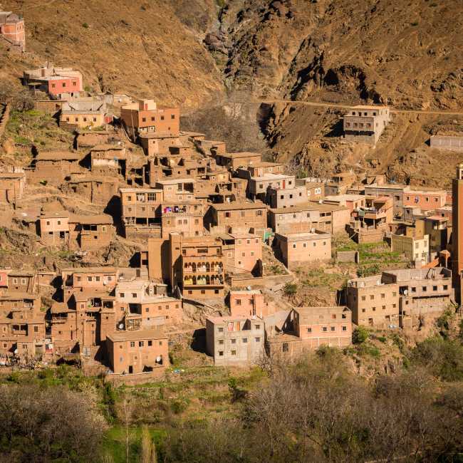 Typical Berber village in the High Atlas mountains, Morocco | James Griesedieck