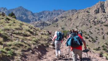 Hiking in Morocco's High Atlas mountains