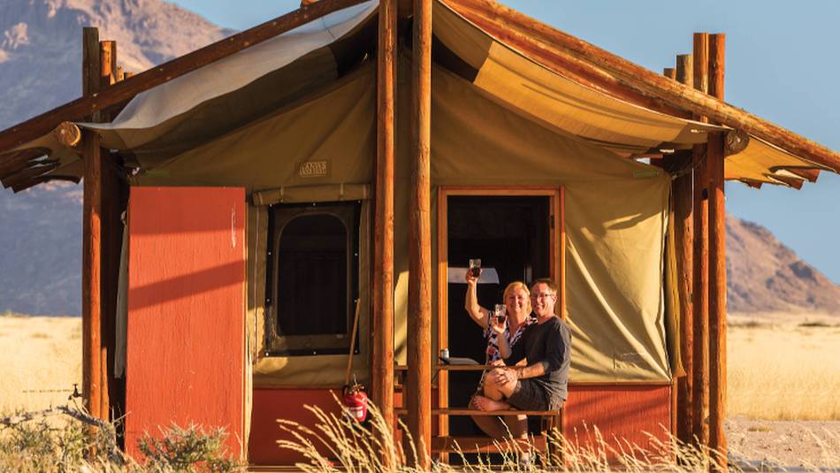 Permanent safari camp in the African wilderness | Peter Walton