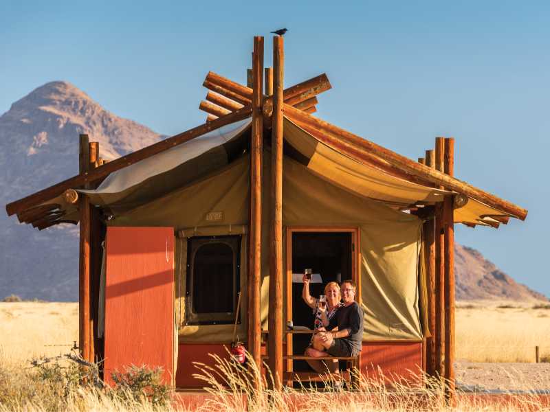 Permanent safari camp in the African wilderness | Peter Walton