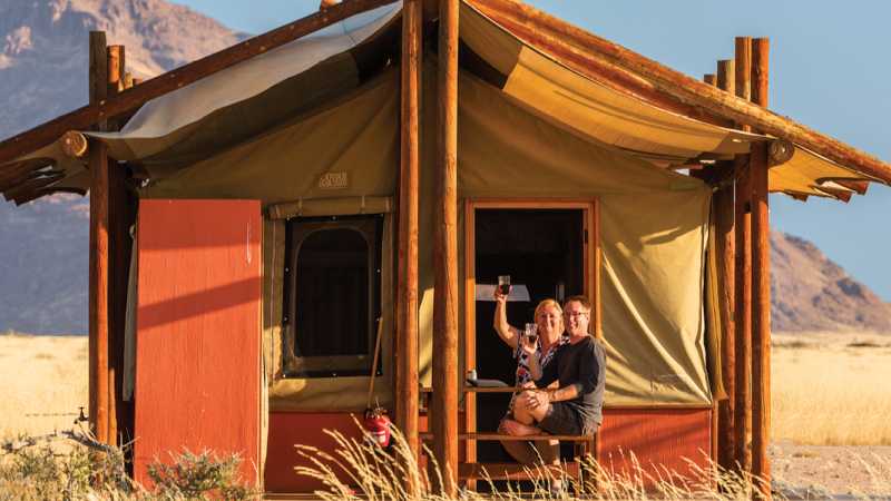 Permanent safari camp in the African wilderness | Peter Walton
