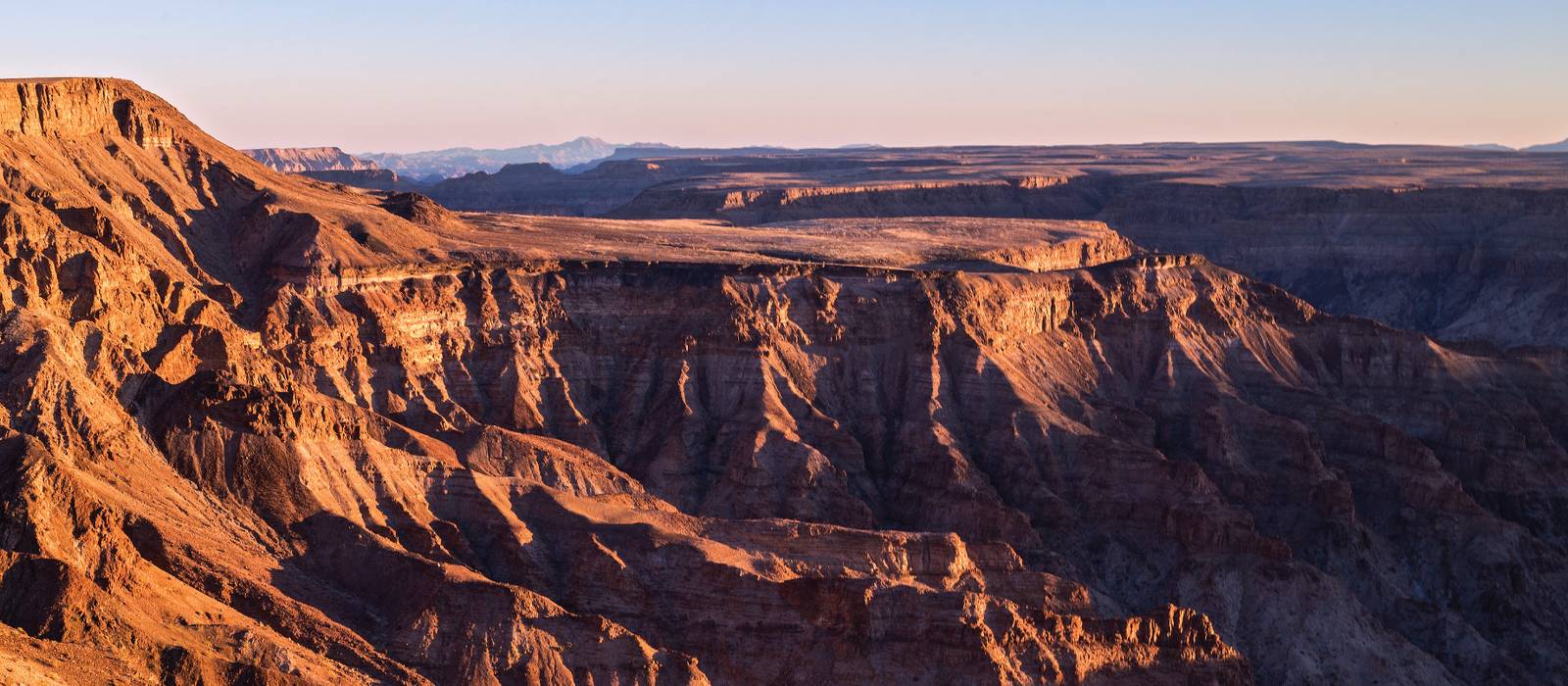 The vast and rugged terrain of Namibia's Fish River Canyon |  <i>Peter Walton</i>