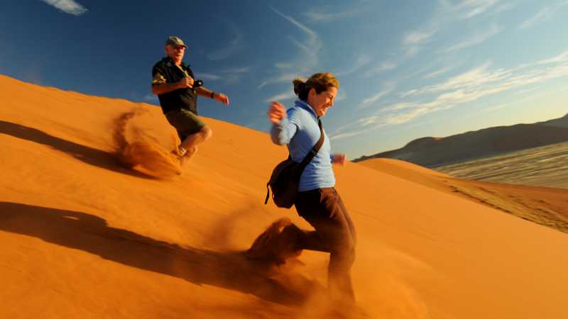 Sossusvlei is an area of enormous sand dunes | Andrew Thomasson