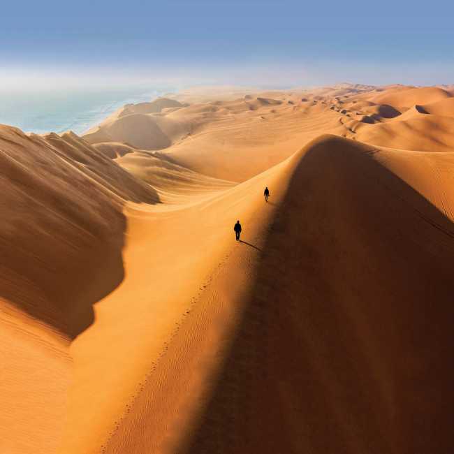 Climbing the sand dunes of Sossusvlei | Peter Walton