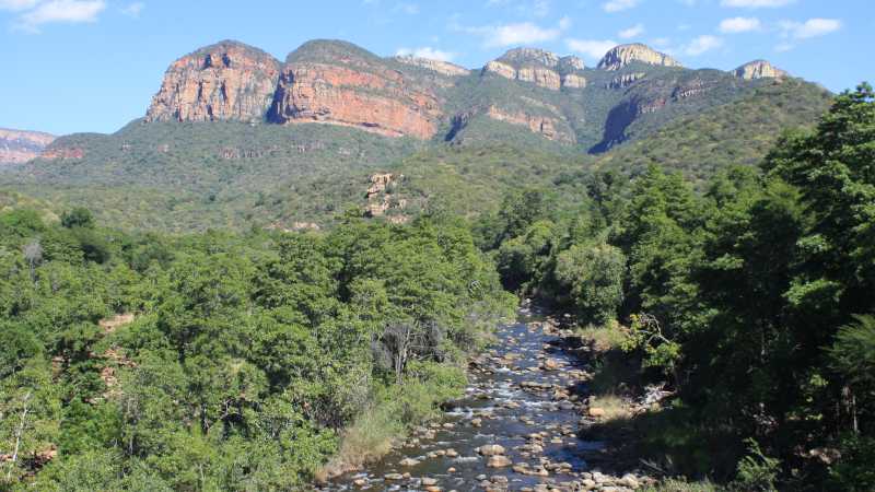 Incredible scenery at the Blyde Dam