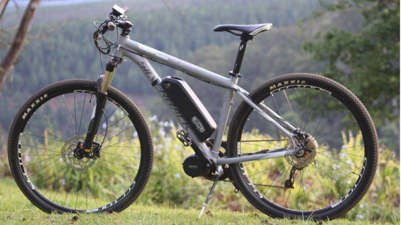 High quality electric bicycle available for rental on the South Africa Cycling Adventure