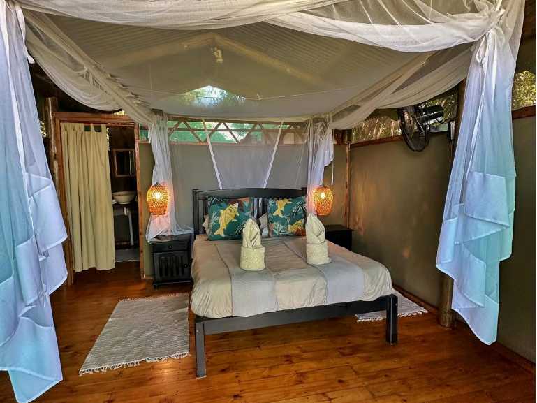 Come breathe the fresh Okavango air at Guma Lagoon Camp
