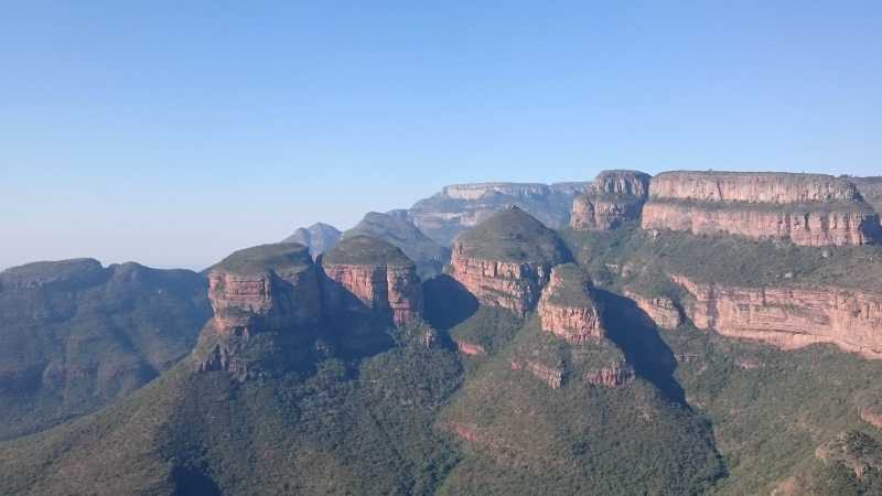 A geological wonder, Three Rondawels in South Africa