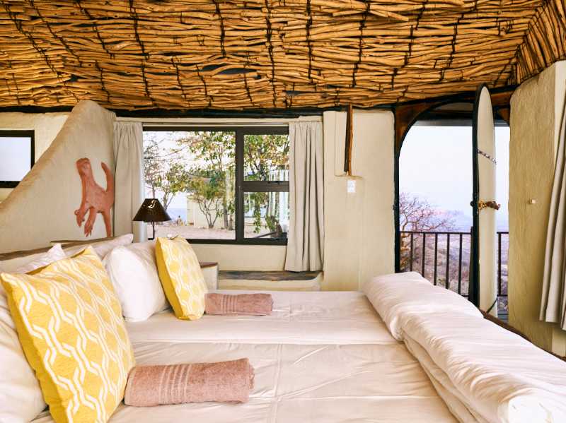 Ugab Terrace Lodge 
Positioned in the rugged landscapes of Damaraland, this lodge provides elevated views and a tranquil base to experience one of Namibia’s most dramatic regions