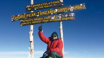 The summit of Mt Kilimanjaro | Philip Verrall