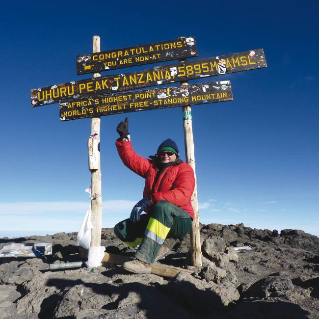 The summit of Mt Kilimanjaro | Philip Verrall