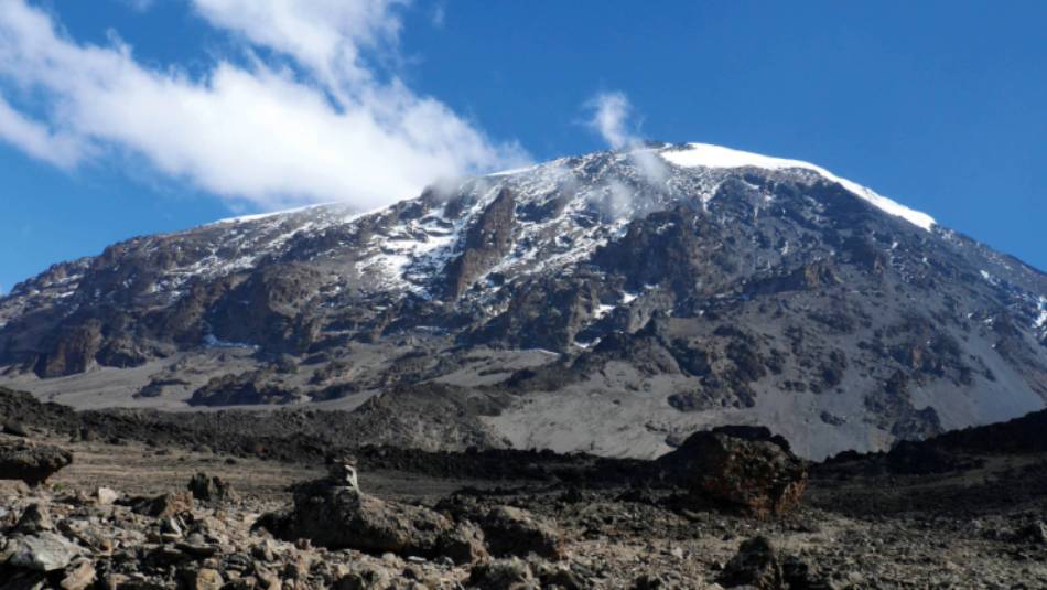 Beautiful views of Kibo before summit | Natalie Tambolash