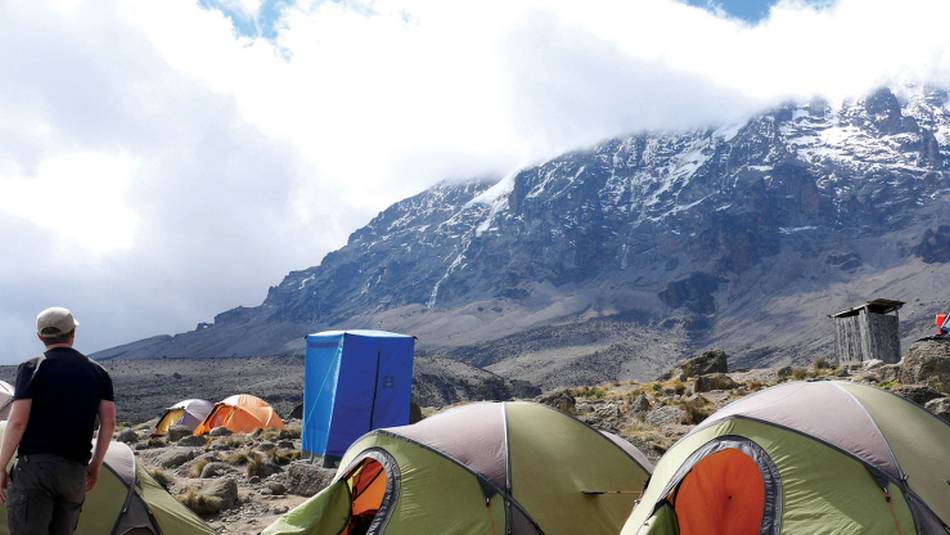 Camp with stunning views of Kibo | Natalie Tambolash