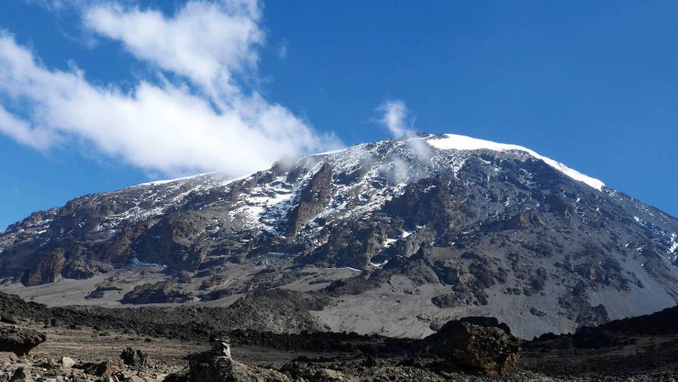 Beautiful views of Kibo before summit | Natalie Tambolash