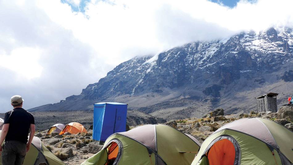 Camp with stunning views of Kibo | Natalie Tambolash