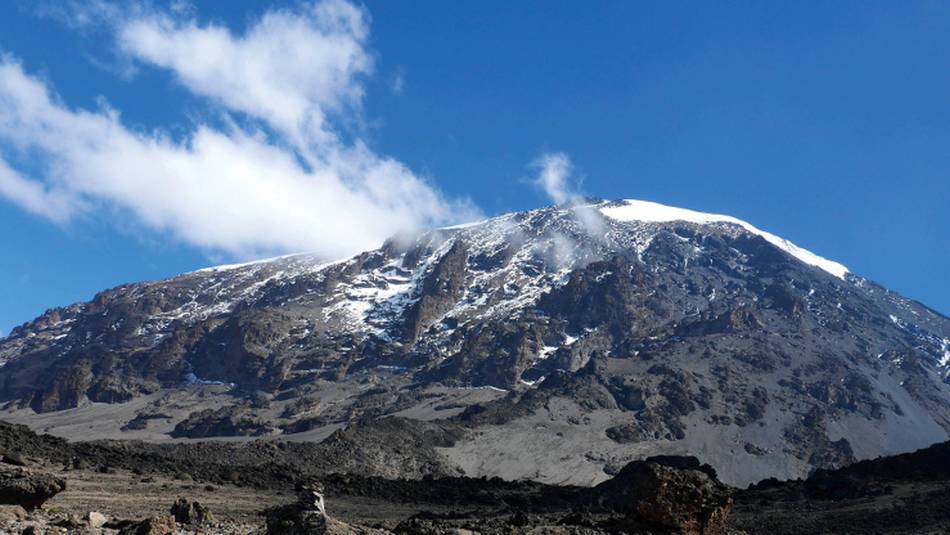 Beautiful views of Kibo before summit | Natalie Tambolash