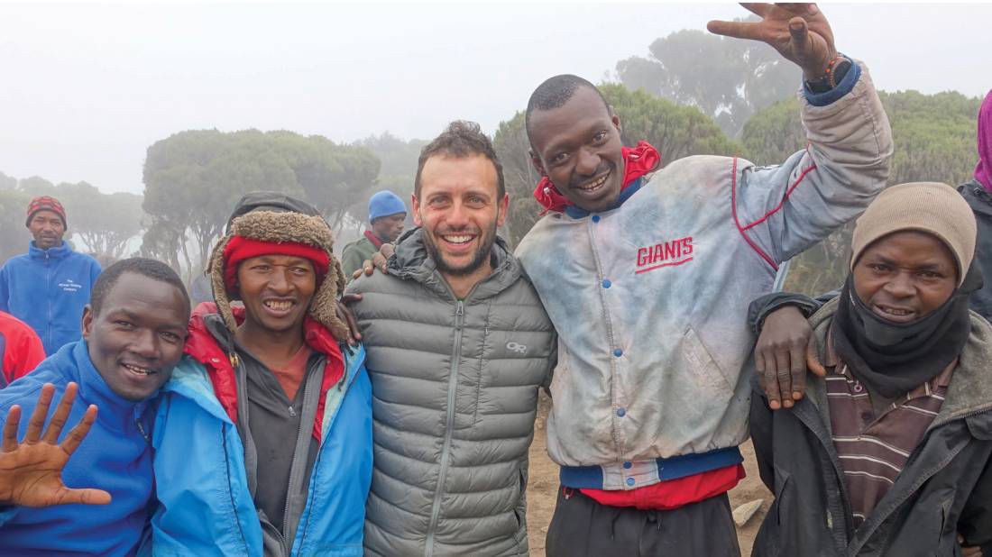 Local Kilimanjaro porters |  <i>Kyle Super</i>