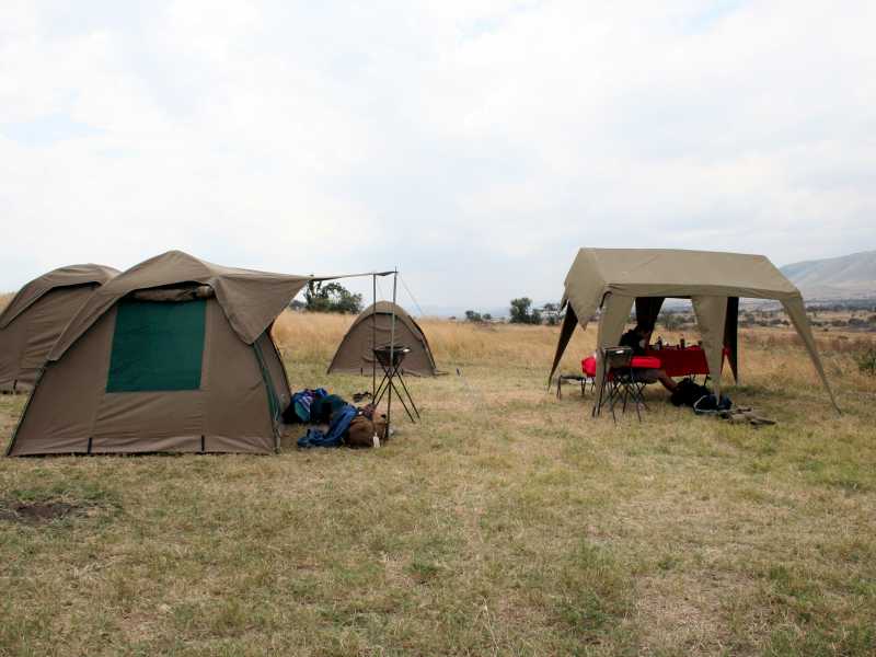 Serengeti Walking Safari mobile campsite