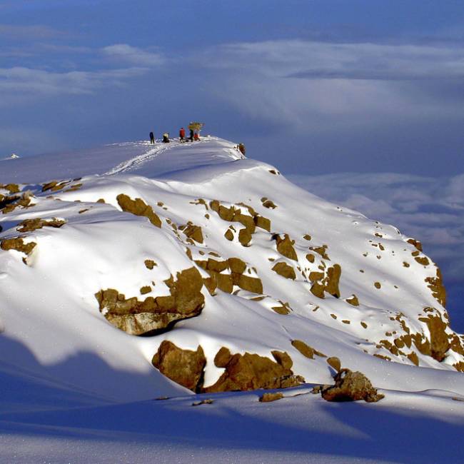 Summit the highest point Uhuru Peak on the volcano Kibo, 5,895 metres | Chris 73
