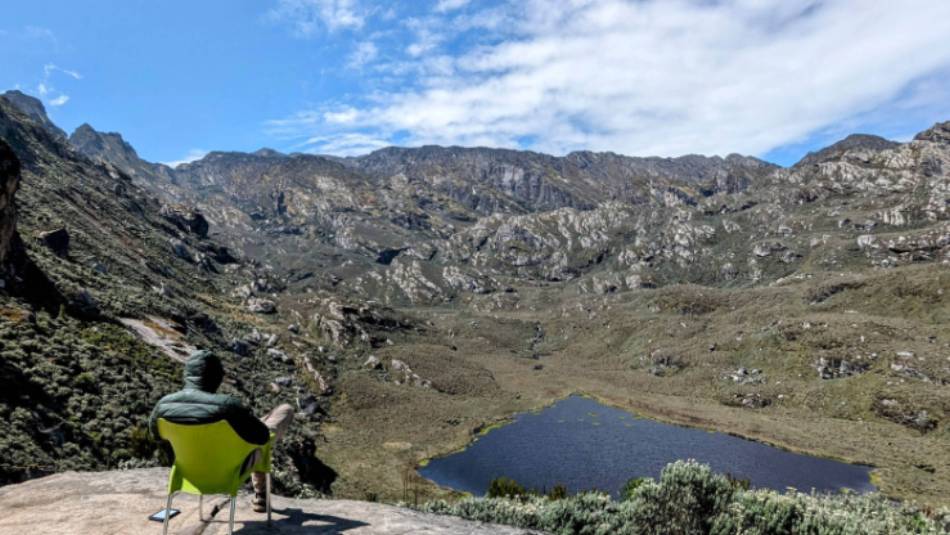 Relaxing at Bugata Camp and enjoying views of Lake Africa