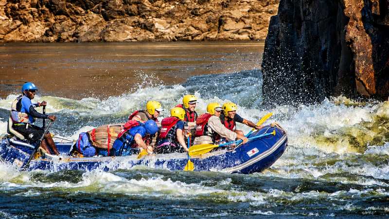 Whitewater rafting through the Batoka Gorge on the Zambezi River - Zambezi River: Whitewater Rafting & Safari, Zambia