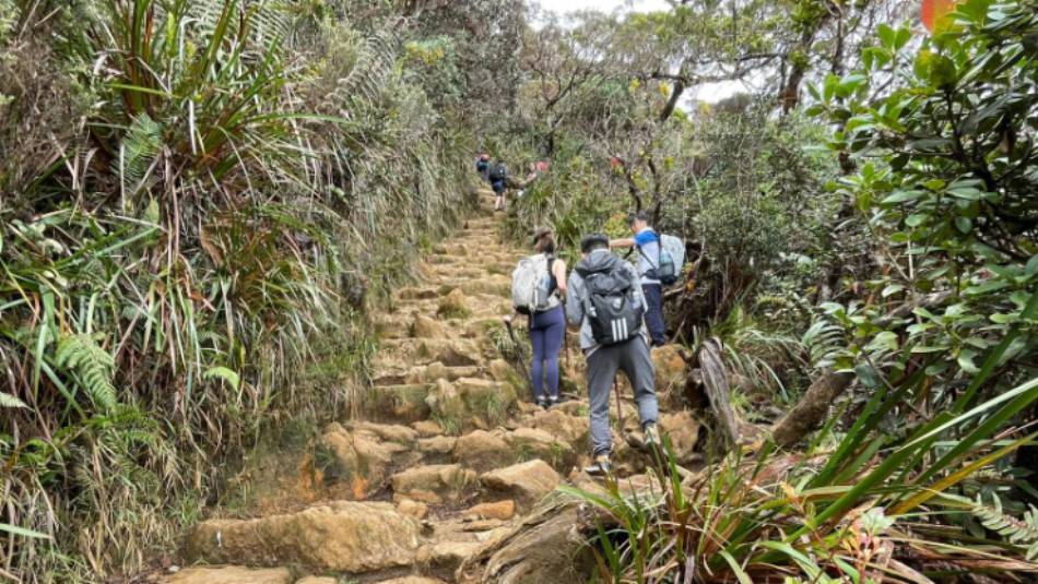 The route up Mt Kinabalu is steep | Brad Atwal