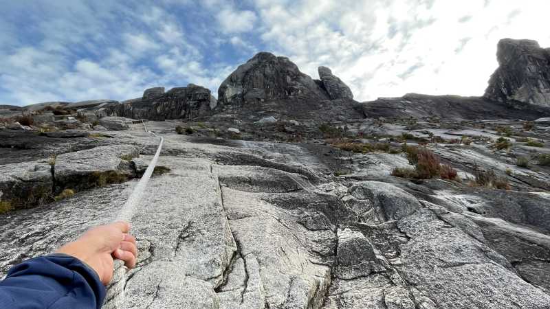 The route to the summit of Mt Kinabalu is steep | Brad Atwal