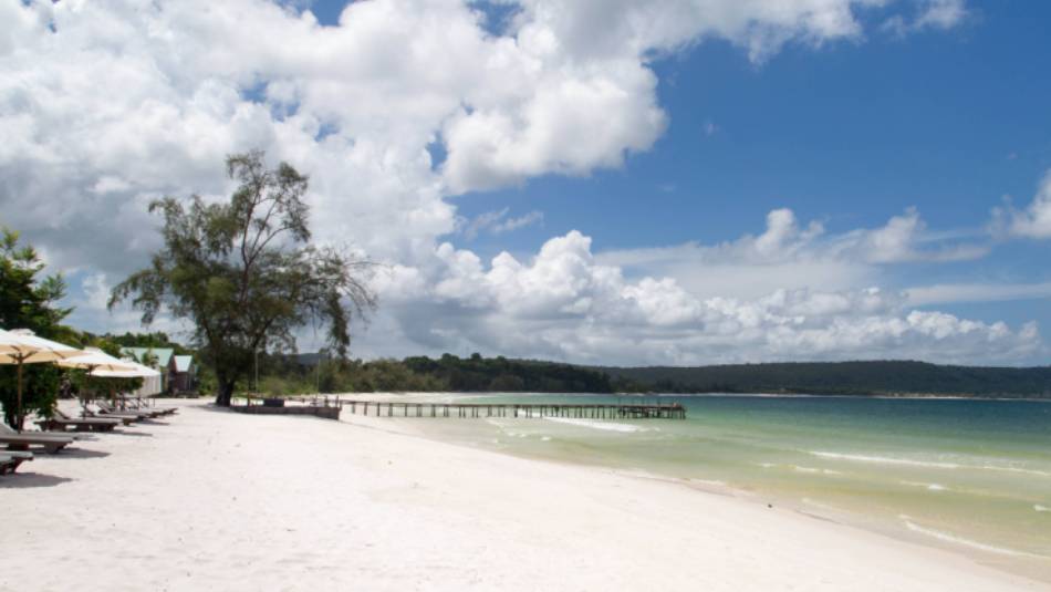 Enjoy the quiet tropical beaches of Koh Rong Island, Cambodia