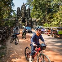 Cycling near Angkor Wat |  <i>Lachlan Gardiner</i>