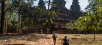 Exploring the ruins of Angkor Wat by bike is a unique way to discover the UNESCO listed site | Lachlan Gardiner
